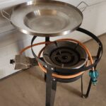 22" Stainless Steel Disco with Stand and Burner